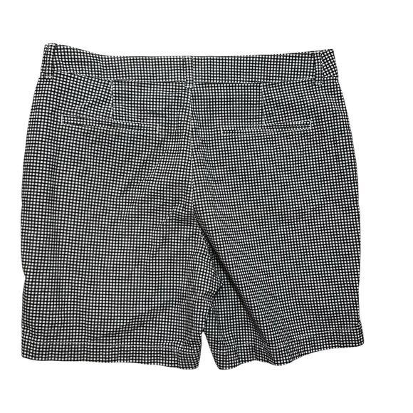 Old Navy Womens Everyday Short 14 Black Gingham High Rise‎ Seersucker Preppy - Picture 3 of 7